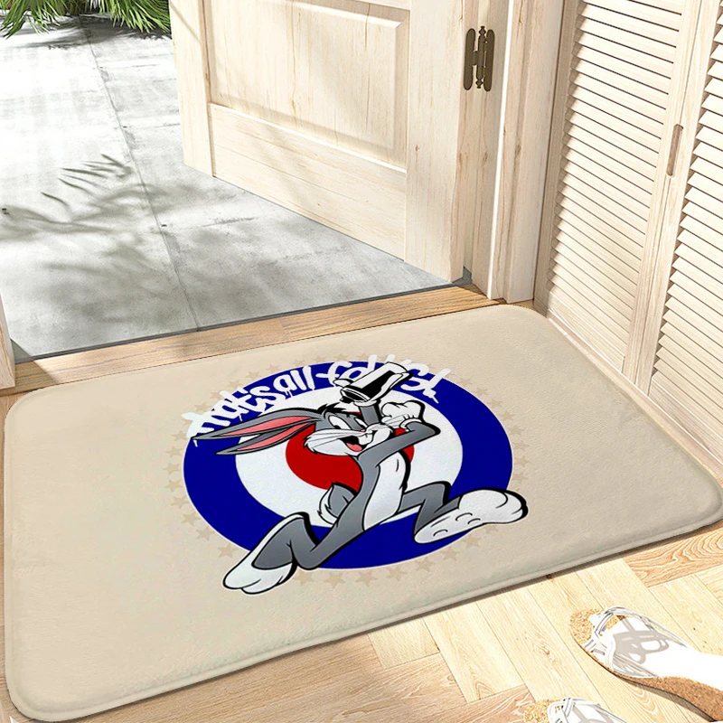 

Carpet for Bedroom B-Bugs Bunnys Sleeping Room Floor Mats for Home Modern Home Decoration Flannel Custom Veranda Floor Rugs