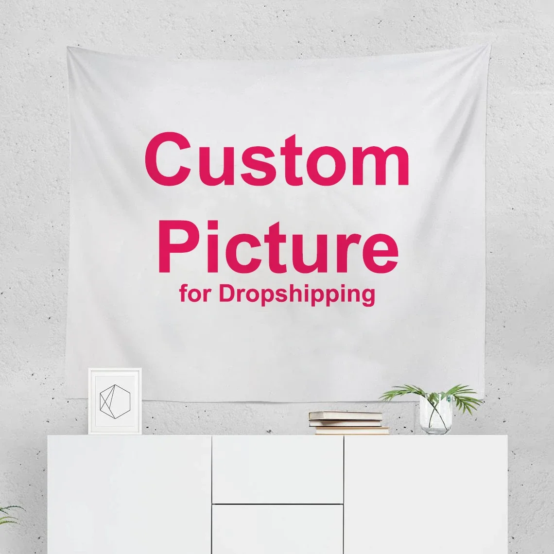 

Custom Tapestry Any Logo / Size Color Creative DIY Design Bohemian Decorative Mandala Hippie Life Photo