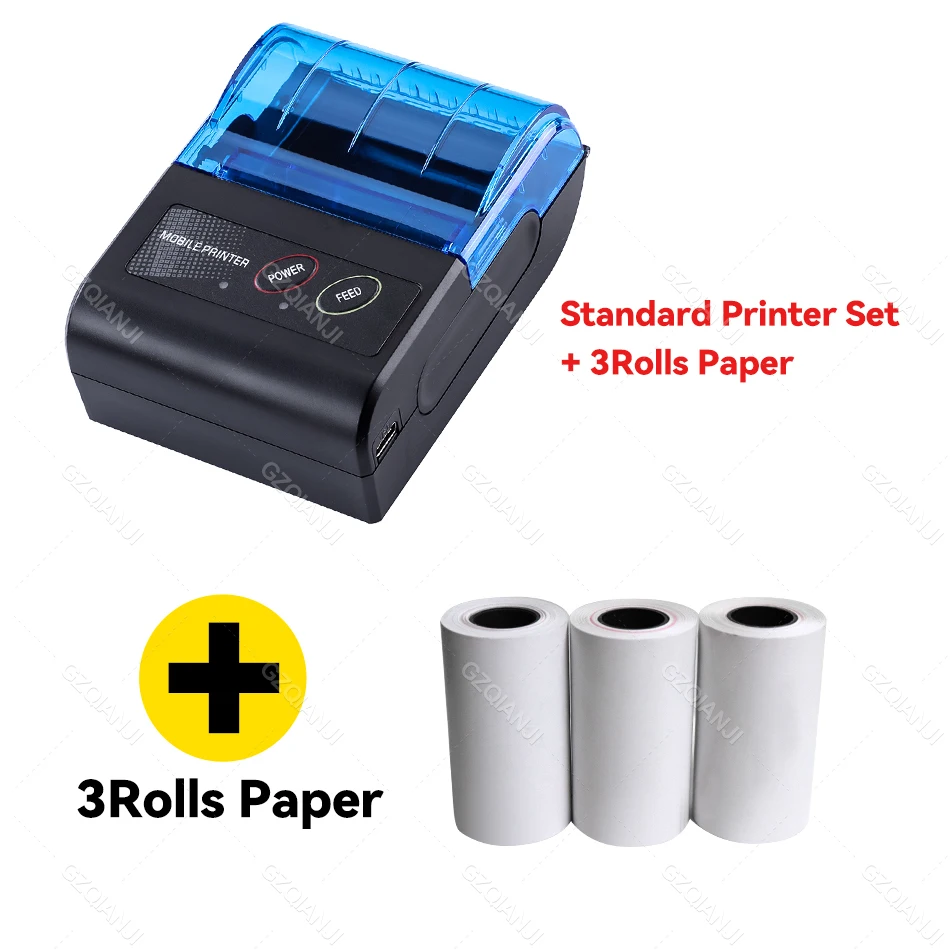 best mini printer Mini Portable 58mm Bluetooth Pocket Thermal Receipt Printer Wireless Notes Phone Printer Android IOS PC Eboleta Impresora Recibo best mini photo printer Printers