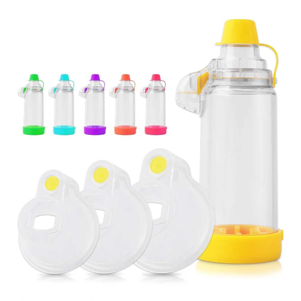 Inhaler Automizer Asthma Spacer Spacer Mist StorageTank Compressor Aerosol Cabin Nebulizer Tank and Mask Cup For Adult Child Pet