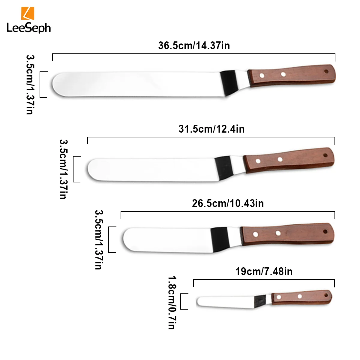 Icing Spatula Stainless Steel Offset Cake Spatula with Wood Handle Cake Decorating Spatula for Icing Cakes Cheese Pizzas cake decorating tools cream spatula cake spatula