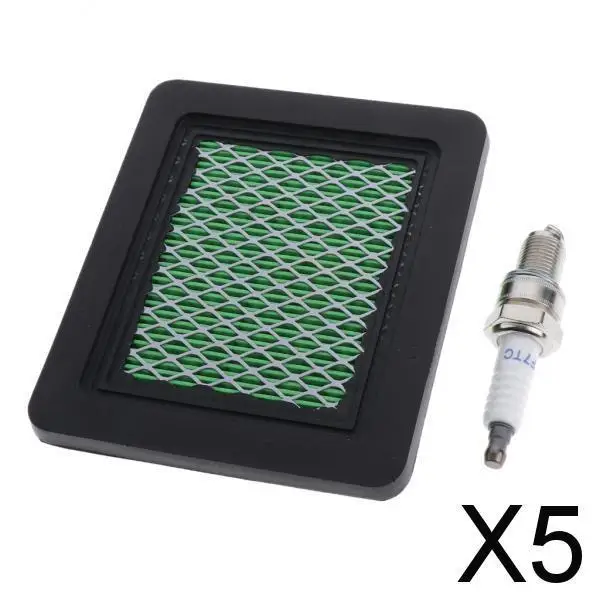 

5 воздушных фильтров и свечей зажигания подходят для двигателя GCV135 GCV160 GCV190