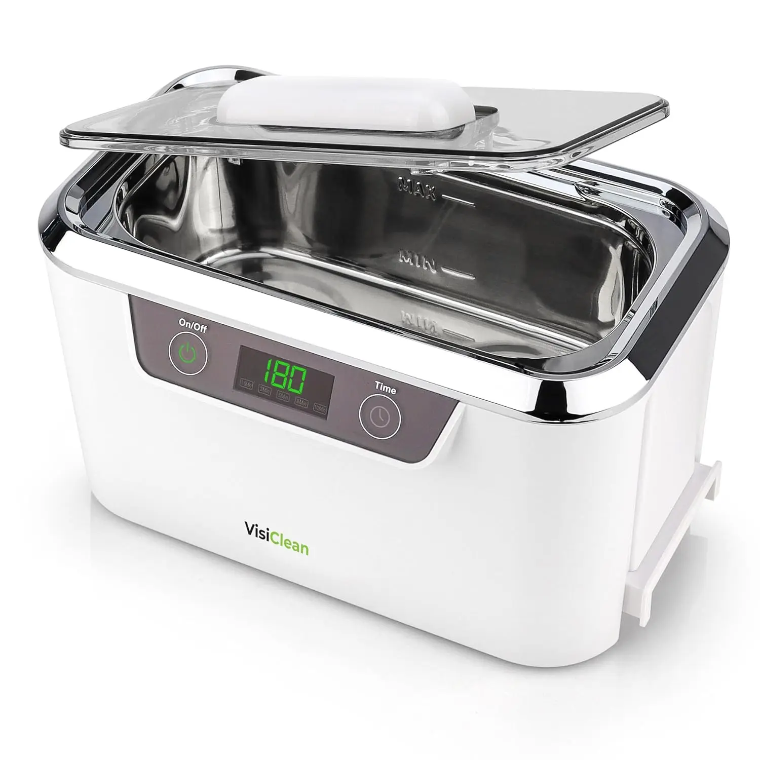 2025 Ultrasonic Cleaner Professional Jewelry Cleaner for Diamond Ring Silver Gold Necklaces Glasses Denture Retainer Mouthguard 1