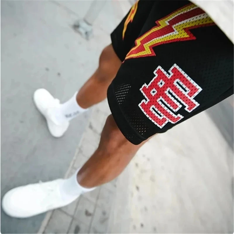 EE Basic Short brand men's casual shorts fitness sweatpants 2024 summer men Sport mesh Workout 5