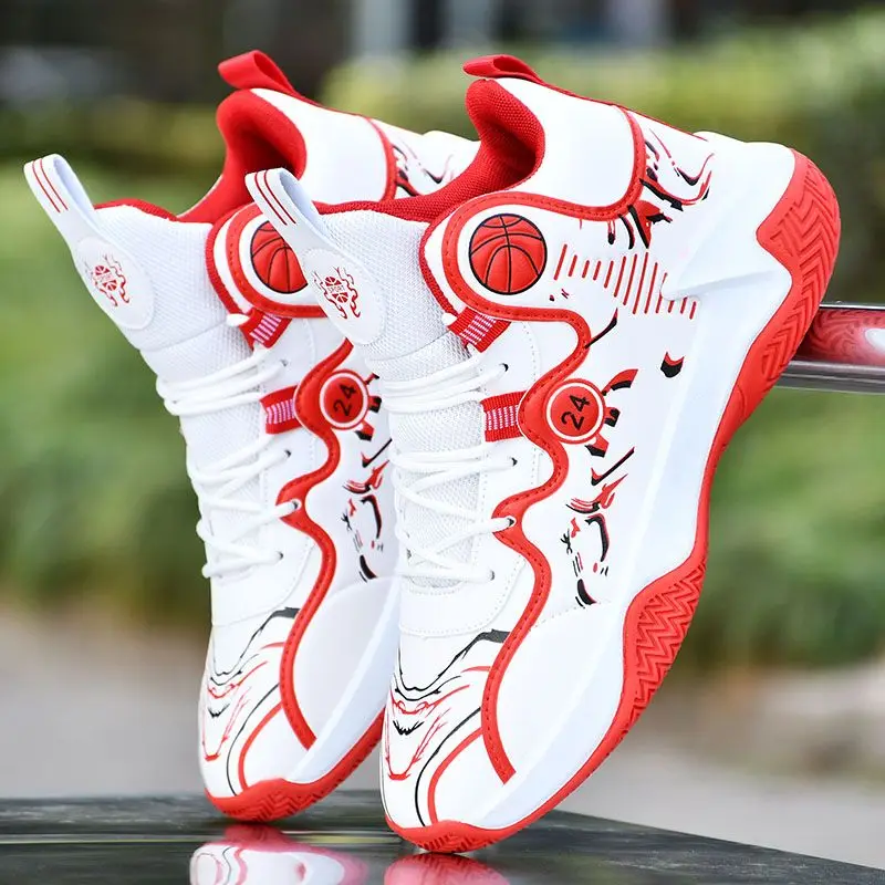 

Basketball Shoes for Men Waterproof Cushioning Non-Slip Outdoor Sports Shoes Gym Training Athletic Basketball Sneakers Women