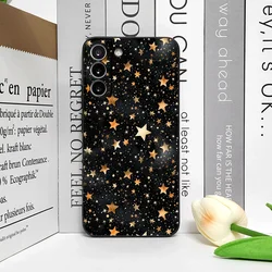 Elegant Gold Star Soft Phone Case - Y2K Inspired Cover - Samsung A34 5G (M - C1610T4)