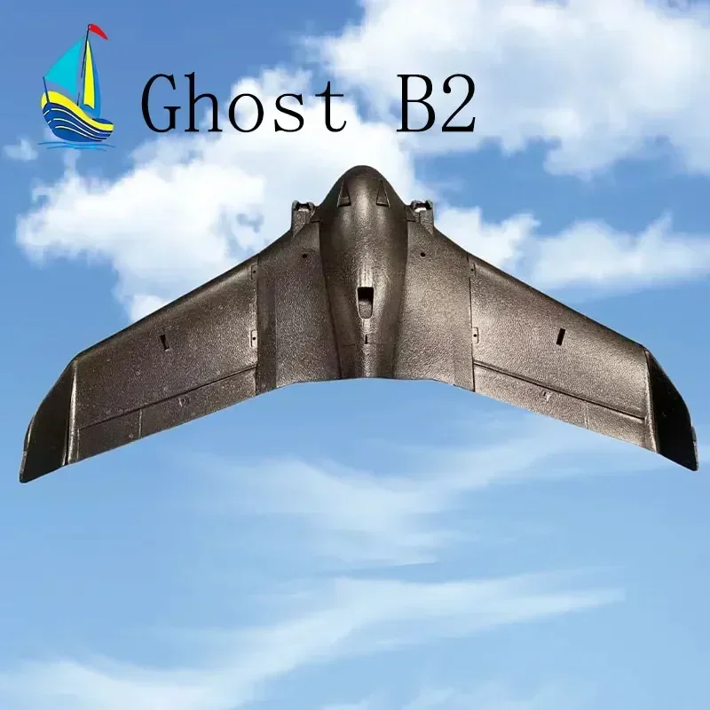 

Модель самолета Ghost B2 Fighter Fpv Epo с защитой от падения, летательный аппарат с неподвижным крылом, Delta Wing, улучшенная версия для взрослых, игрушка для детей до 60 минут