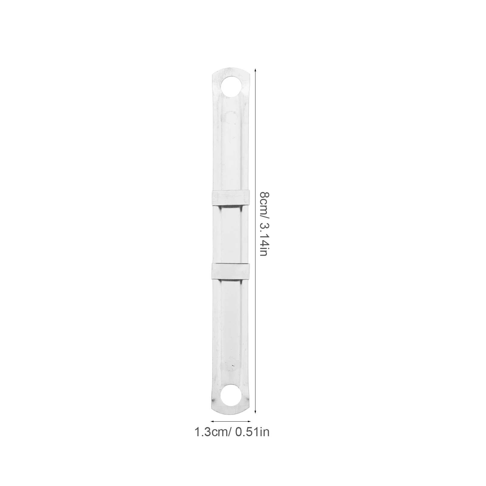 100pcs Bookbinding Clips Steel Paper File Fasteners Prong Folders Metal Binding Clips Strip