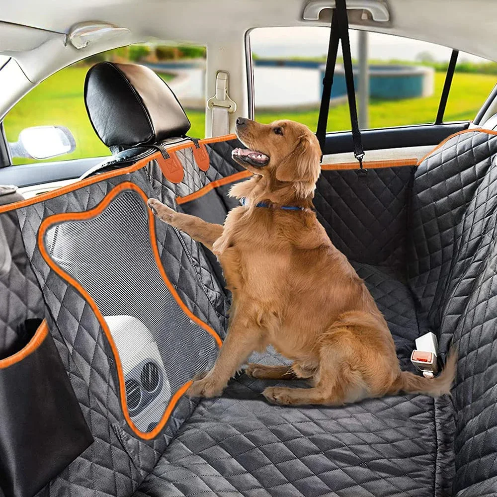 

Waterproof Safety Dog Dogs Carrier Back Travel Seat Hammock Pad Car for Protector Pet Rear Cover Mat