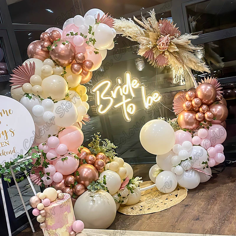

Maca Pink Rose Gold Balloons Birthday Party Decoration Ballons Garland Wedding Backdrop Welcome Baloons Arch Baby Shower Decor