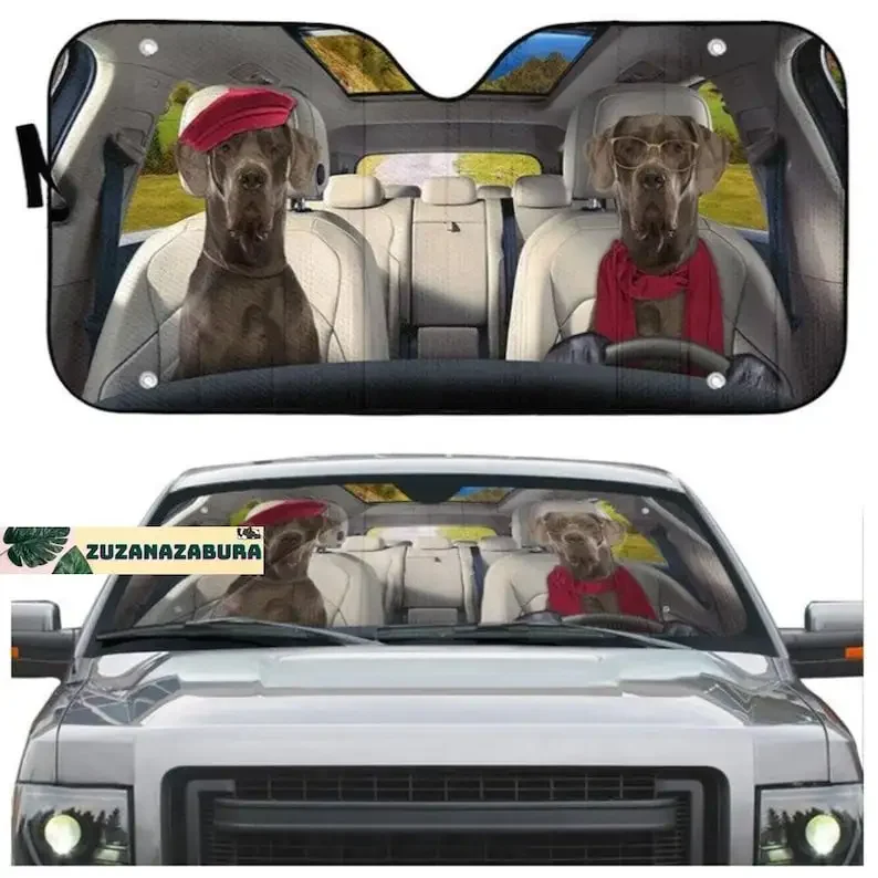 

Great Dane Car Sunshade, Animal Auto Sunshade Car Decoration, Cute Dog Car Windshield Cover, Dog Lover Gift Windshield sunshade