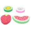 4 Pcs Fruit Bath Sponge Lovely Baby Shower Gel Head Kids Scrubbers Shaped Miss Childrens Bombs Bushing 4
