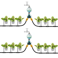 Wi-Fi беспроводной садовый таймер воды, пульт дистанционного управления для смартфона, домашняя теплица, автоматический комплект для орошения на открытом воздухе, встроенный шлюз — изображение 6