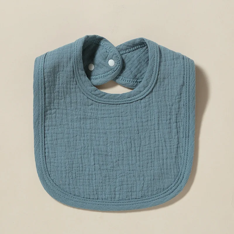 Cotton Gauze Baby Bibs Autumn Solid Color Infant Bib Newborn Burp Cloths for Kids Boy Girl Spring Soft Feeding Saliva Towel, Saliva Towel, Baby Bib, Feeding Bib, Cotton Bib Set, Cotton Bib