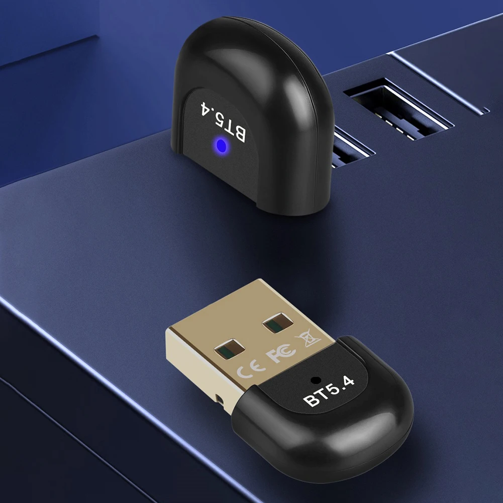 USB 블루투스 호환 5.4 어댑터, 무선 USB 어댑터, 드라이버 프리 USB 동글 어댑터, PC 스피커 무선 마우스 키보드용
