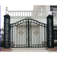 Custom High Quality Main Gate Color Door Iron Gate Design Wrought Iron Gate Iron Gates 1