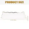 4pcs Disposable Serve Tray Food Serve Platter Fruit Cake Serving Tray Food Hold Container For Party Wedding Buffet Dessert Snack 3