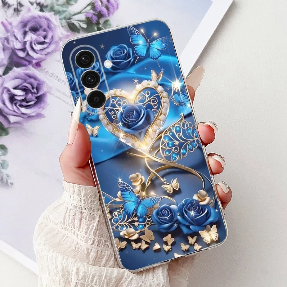 Fashionable Painted Soft Silicone Case – Stylish Protective Cover