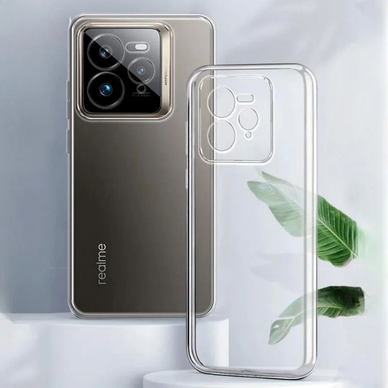 Ultra Thin Clear Soft Transparent TPU Phone Case - Sleek Back Cover Design