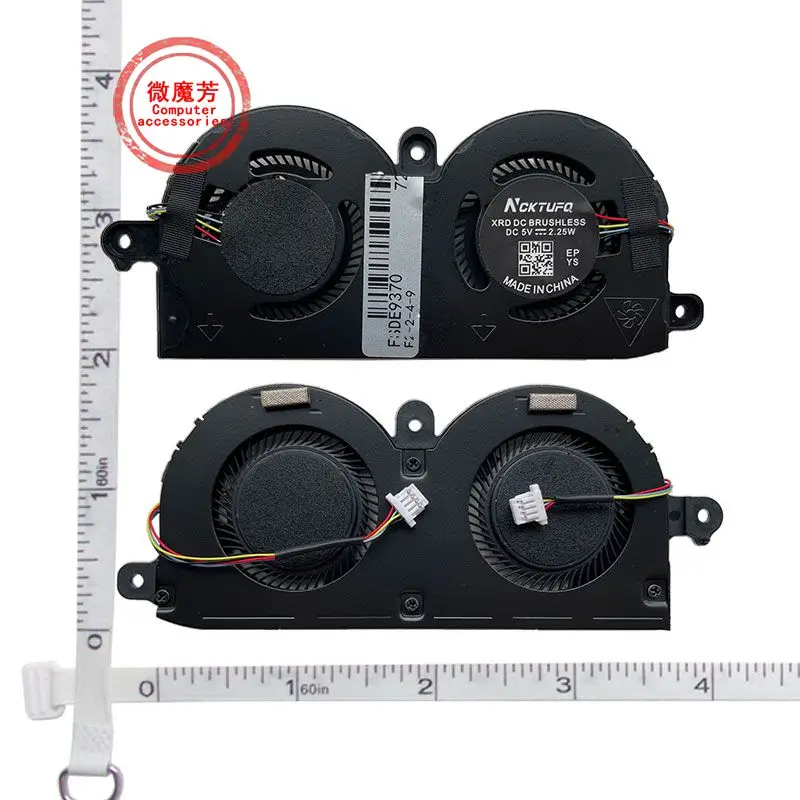 Ventola Di Raffreddamento Della Cpu Del Computer Portatile Per Dell Xps 13 9390 9370 9380 P82G 7390 93050980Wh 980Wh Ventole Per Pc Notebook Radiatore