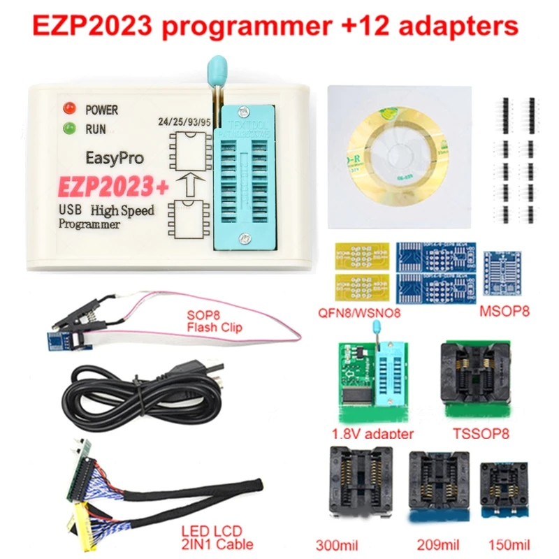 EZP2023 USB ���� ���α׷��� ���� 25 �÷��� SPI 24 25 93 95 EEPROM for Windows 2000/XP/Vista/Win7/8/10 T84C