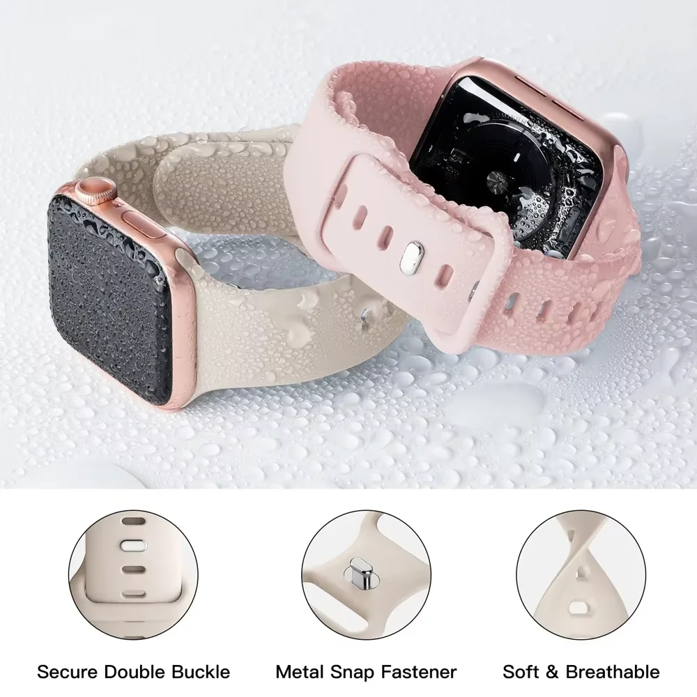 Silicone Strap Wristband for Smartwatch - Soft, Flexible, and Durable Replacement Band