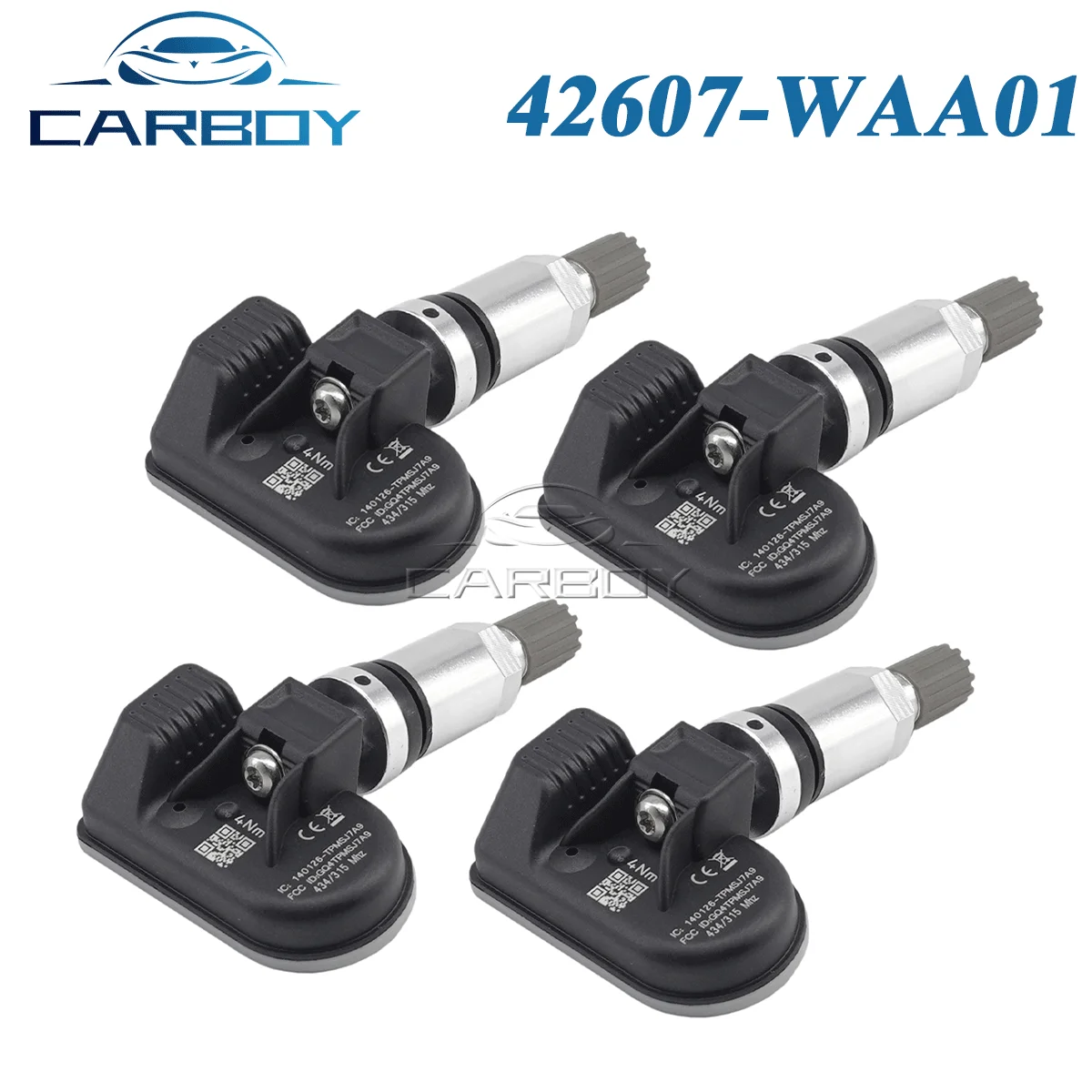 

Датчик давления в шинах 42607-WAA01 TPMS для Mazda 2 2019-2020, Toyota Supra 2019-2023, Toyota Yaris Sedan 2020, 315 МГц