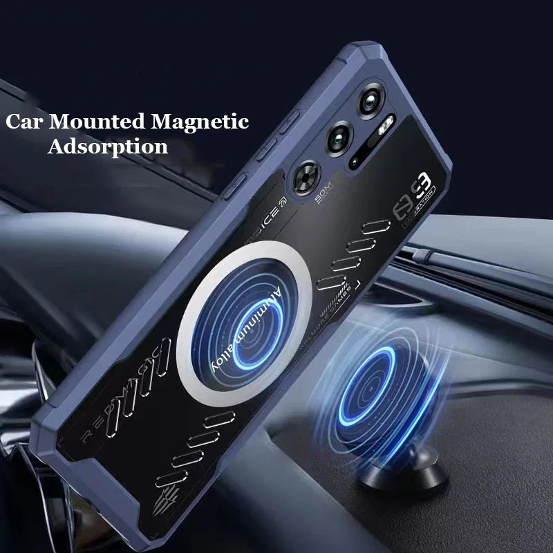 Custodia per PC con dissipazione del calore in grafene per ZTE nubia Red Magic 9 8 8s Pro Plus Custodia anti-caduta trasparente traspirante e raffreddante_voghion.com