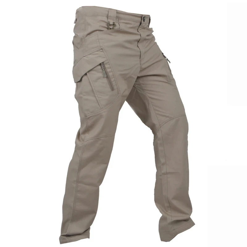 Cargo Pants Men Casual Tactical Trousers Breathable Waterproof Multi-Pockets Size S-5XL