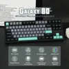 Feker Galaxy80 Gaming Keyboard, Aluminum Alloy Wireless Mechanical Keyboard, BT5.0/2.4G/USB-C Gasket-Mounted Keyboard 2