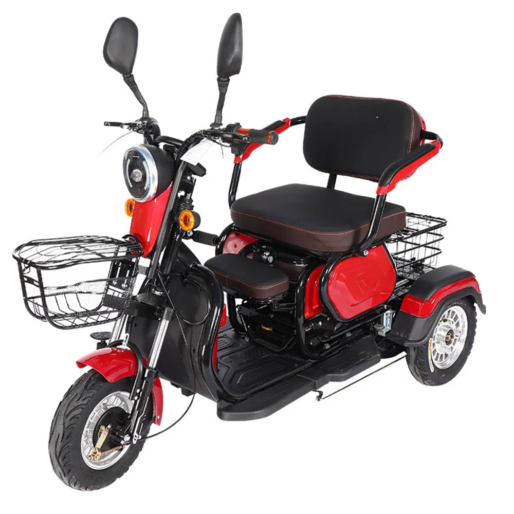 

800W 60V 23Ah Electric Tricycle Headlight Liquid Crystal Instrument Panel Motorcycle with LED Tail Light Vacuum Tire