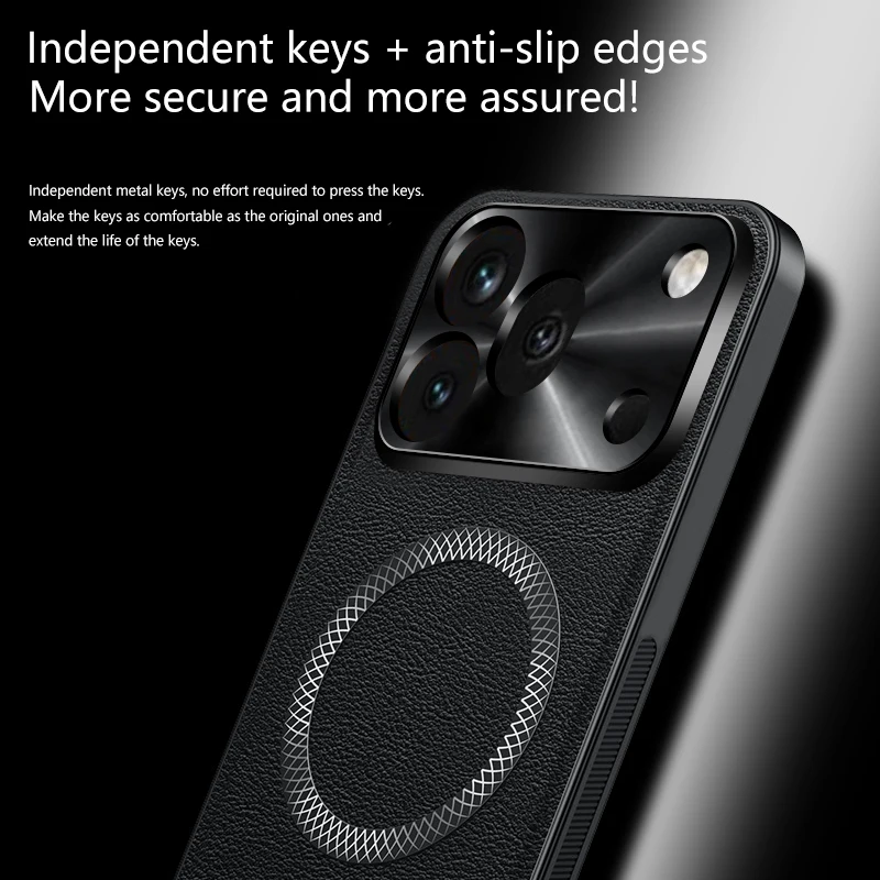 Premium Business Magnetic Leather Ultra-Thin Anti-Drop Case - Shockproof Protection Cover