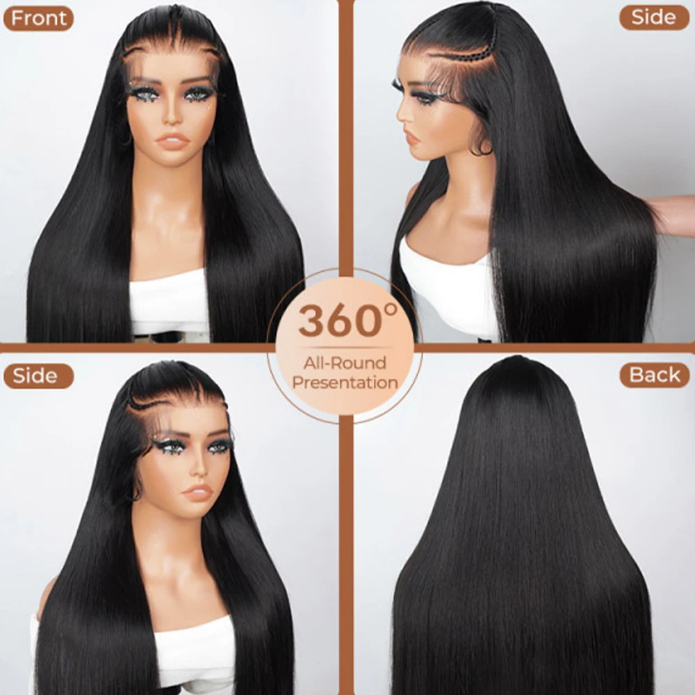 13x4 13x6 Transparent Lace Front Human Hair Wig for Women with human hair wig