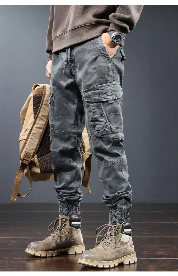 High Quality Cargo Pants Men Jogging Casual Pants Full Length Military Mens Streetwear Adults Work Tactical Tracksuit Trousers