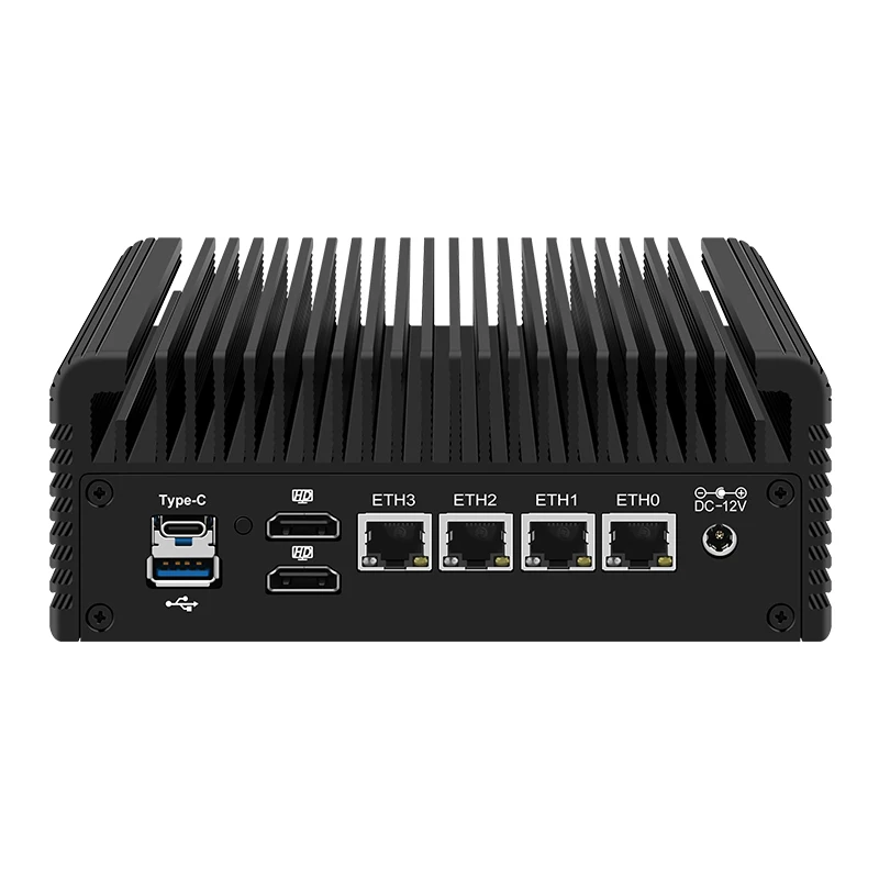 토폰 솔리드 방화벽 인텔 I3 N355 N305 8코어 4xi226-V 2.5G 미니 PC N95 DDR5 2xNVMe 팬리스 소프트 라우터 프록스모크 서버 이미지 2