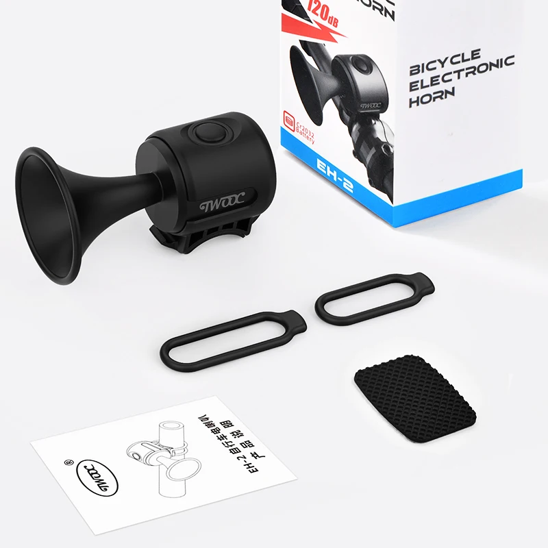 Scooter Bicycle Electronic Bell 120 DB E-bike Siren Trumpet Alarm Cycling Audio Warning Alert Safety Riding Bike Part bicycle bell bicycle accessories bicycle horn bicycle alarm