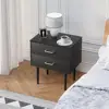 2 Drawer Nightstand Bedside Table Storage Cabinet Modern Design Furniture Bedroom Living Room 5