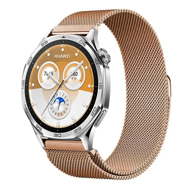 Sleek Milanese Magnetic Watch Band, 20mm/22mm, Stainless Steel Mesh Strap