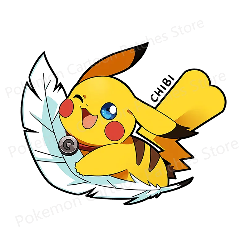 Anime Pokemon Pikachu Patches for Clothing Japan Iron on Patches Clothes  Heat Transfer Stickers for Boy Girl T-shirt Patch Decor - AliExpress