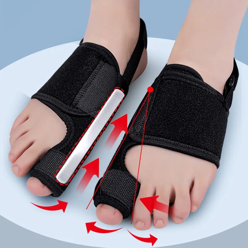 Orthopedic Bunion Splint Corrector Big Toe Separator Pain Relief Non-surgical Hallux Valgus Correction Hammer Toe Straightener 6