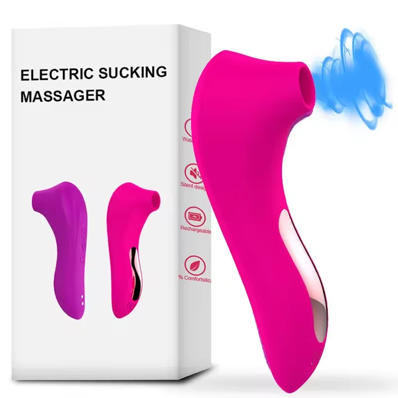 Sucking Vibrator for Women Powerful Clitoris Stimulator Female Vacuum Suction Nipple Massager Masturbator Sex Toys for Adult 18+