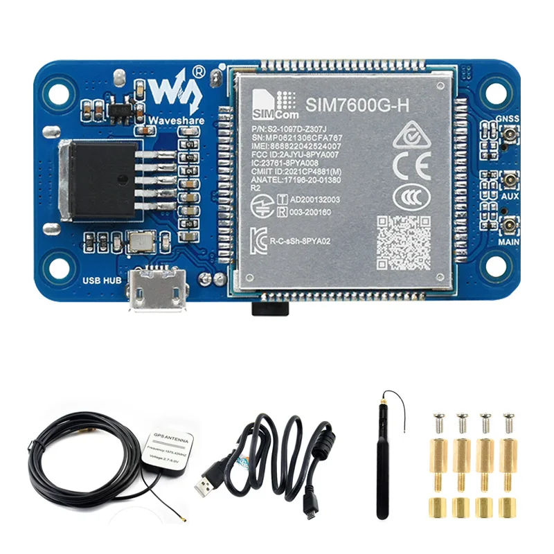 その他 Raspberry Pi 4 4G Getting Started with the Raspberry Pi 4G LTE HAT | Seeed