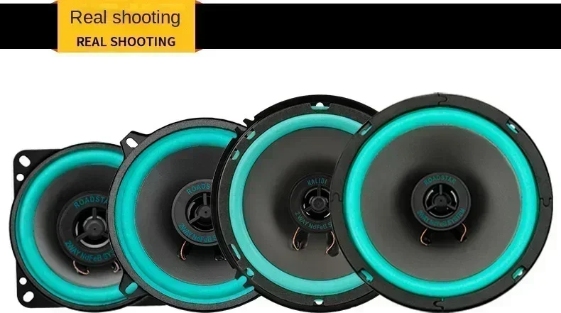 Universal Car Speakers - 4/5/6.5 Inch Coaxial High Sensitivity Audio System