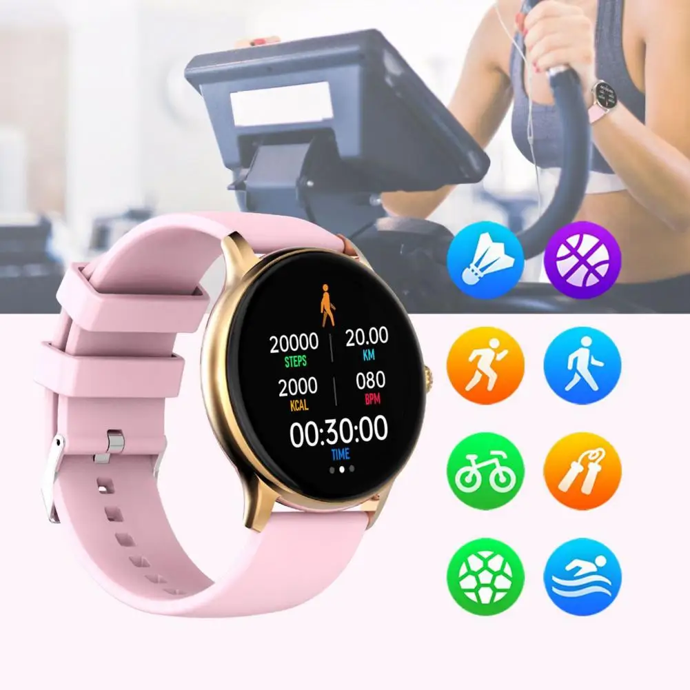 

Водонепроницаемые Смарт-часы Z12 с трекером активности, умный браслет с Полноразмерным сенсорным экраном, пульсометром, спортивные часы для Android