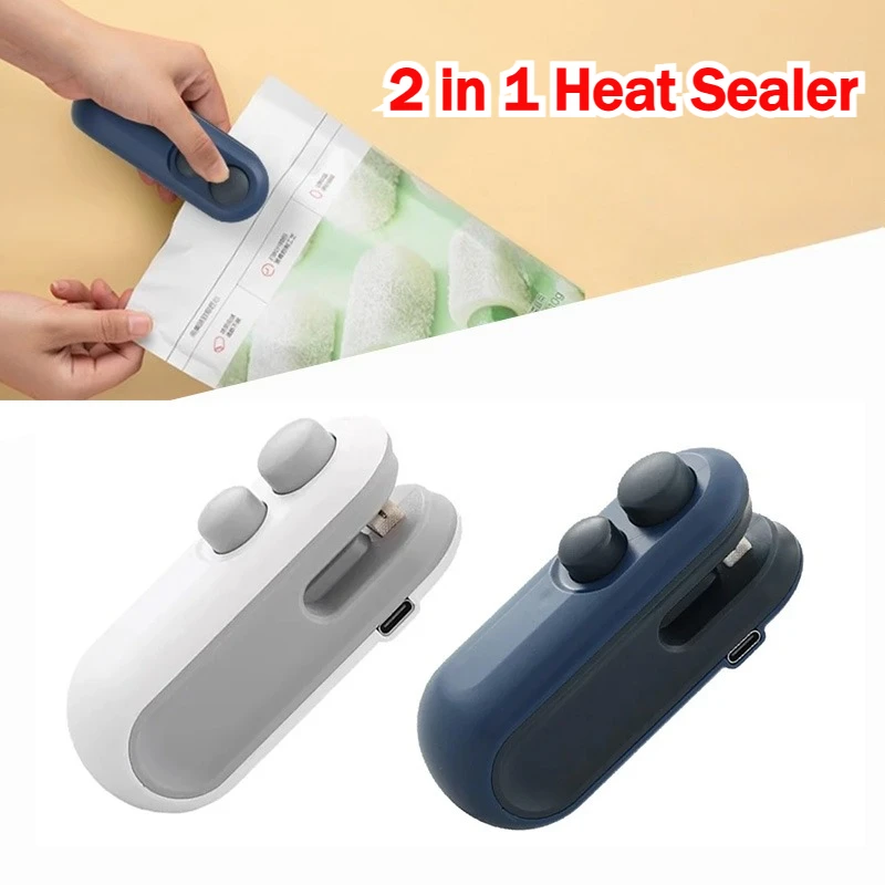 Portable Mini Heat Sealer for Snacks and Food