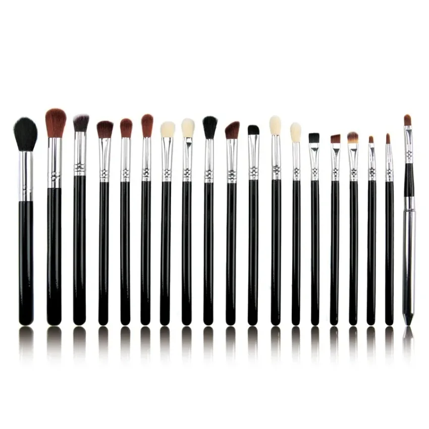 

Private Label 19pcs/set Makeup Brush Kit Super Soft Eyeshadow Highlighter Concealer Smudged Eyebrow Brushes Bulk Custom