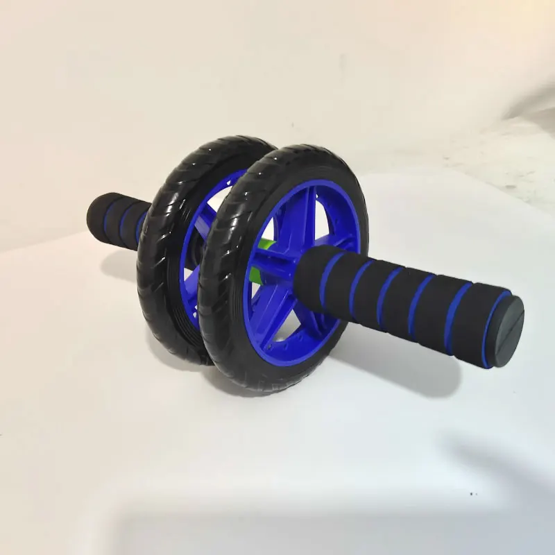 1 PC Abdominal Roller Home Fitness Equipment Abdominal Wheel Manual Double Wheel abdominal wheel abdominal fitness instrument abdominal workout aids