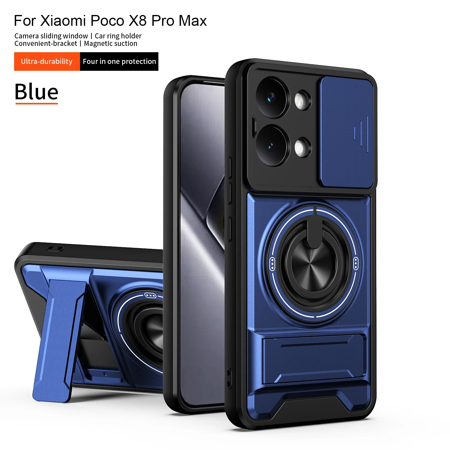Shockproof Slide Lens Armor Cover Case