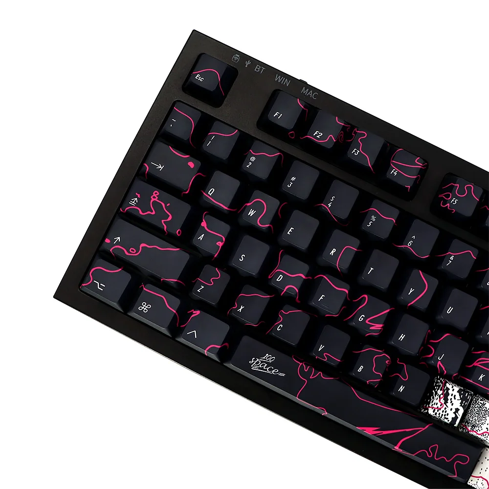 Graffiti Keycap Set Cherry Profile pbt Keycaps For mx switch