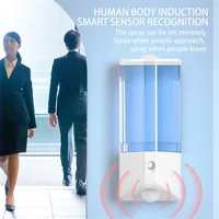 Automatic Disinfection Spray 250ml Wall Mounted Remote Control Timing Human Body Induction Nano Sterilizer for Office Bedroom 2